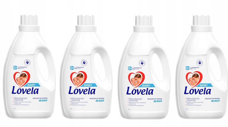 Prací gél - Lovela Baby Práčovňa 4x 1,45 L Biela