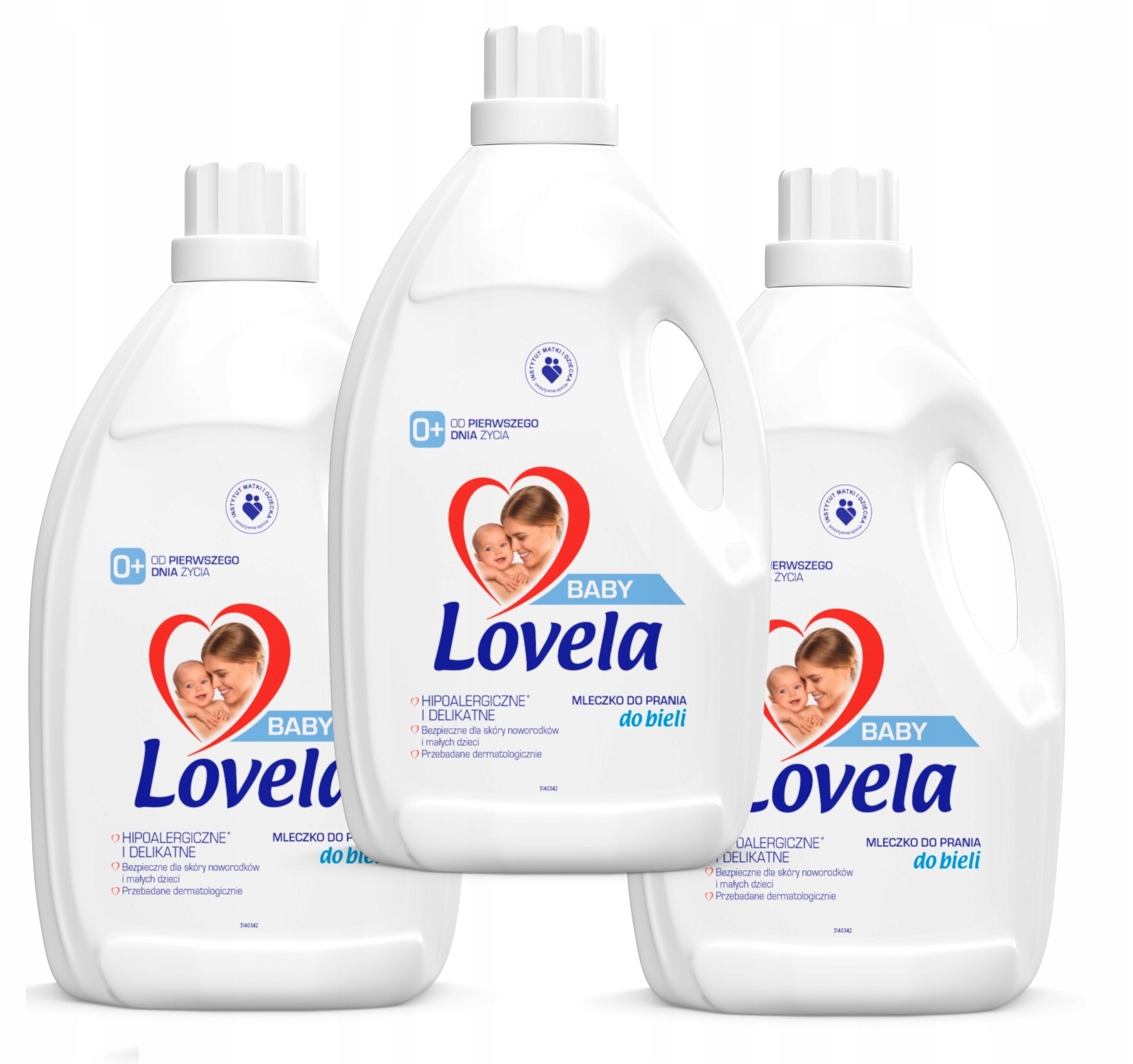 Prací gél - LOVELA Detské mlieko na pranie 8,7L / 96 praní BIELE