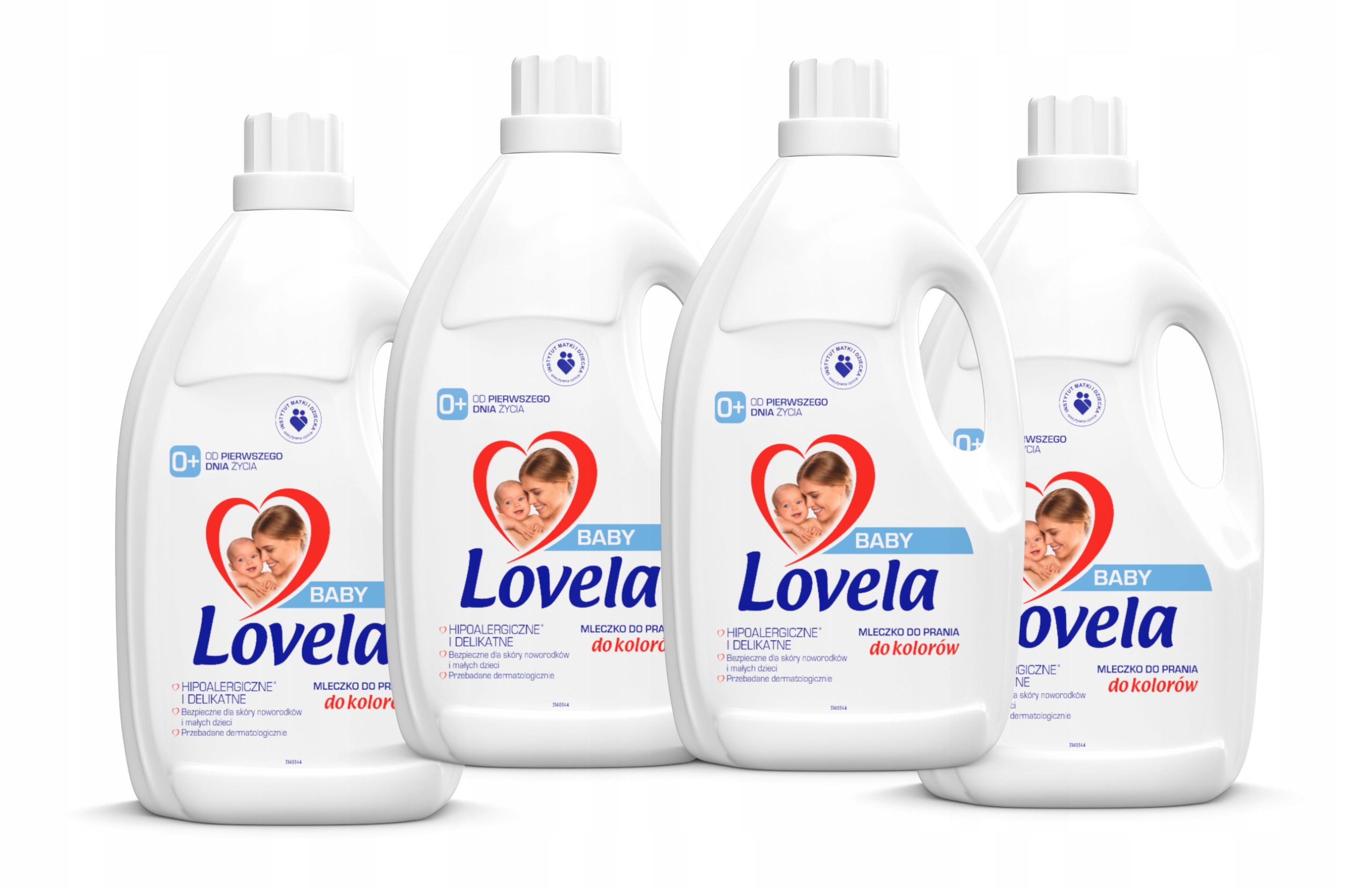 Prací gél - LOVELA Detské mlieko na pranie, farba 4x 1,45 L.