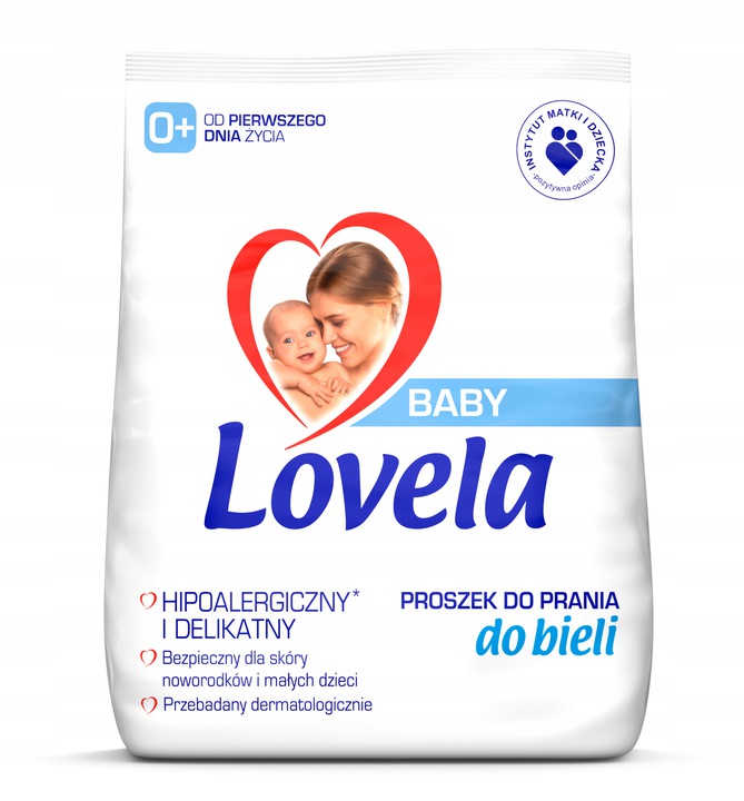 Prací  prášok - Lovela Detský hypoalergénny prášok pre bielu (41P)