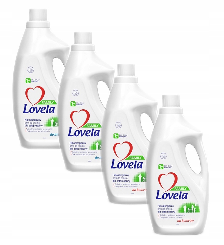Prací gél - Lovela Rodinná bielizeň 3,7 Farba 3.7 Biela