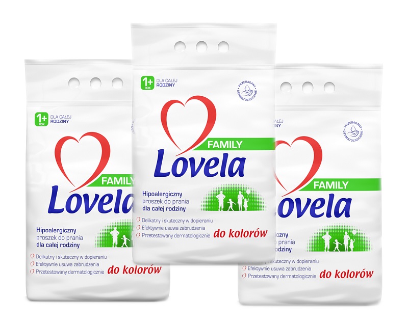 Prací prášok - Lovela Rodina Prášok 6,3 kg Farba