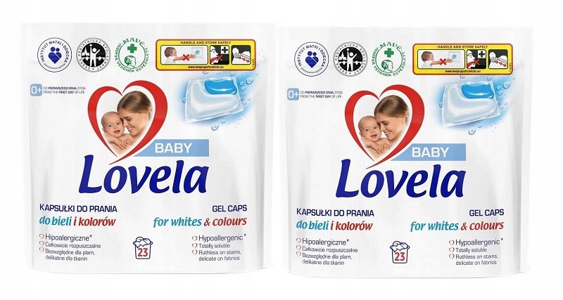 Pracie kapsuly a tablety - Lovela kapsuly pre deti 2x 23ks