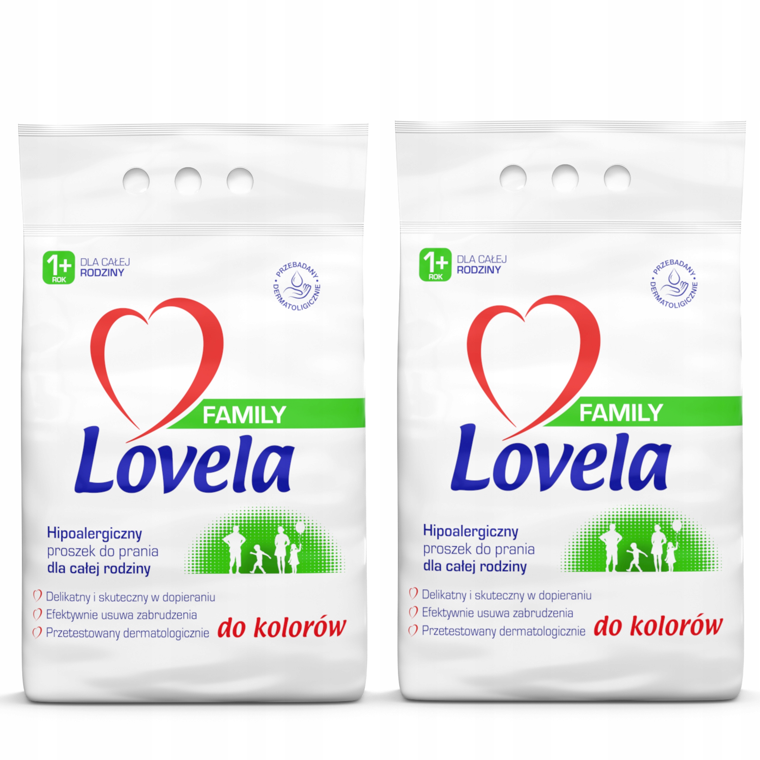 Prací prášok - Lovela Prášok pre hypoalergénnu farbu 2.1kg X2