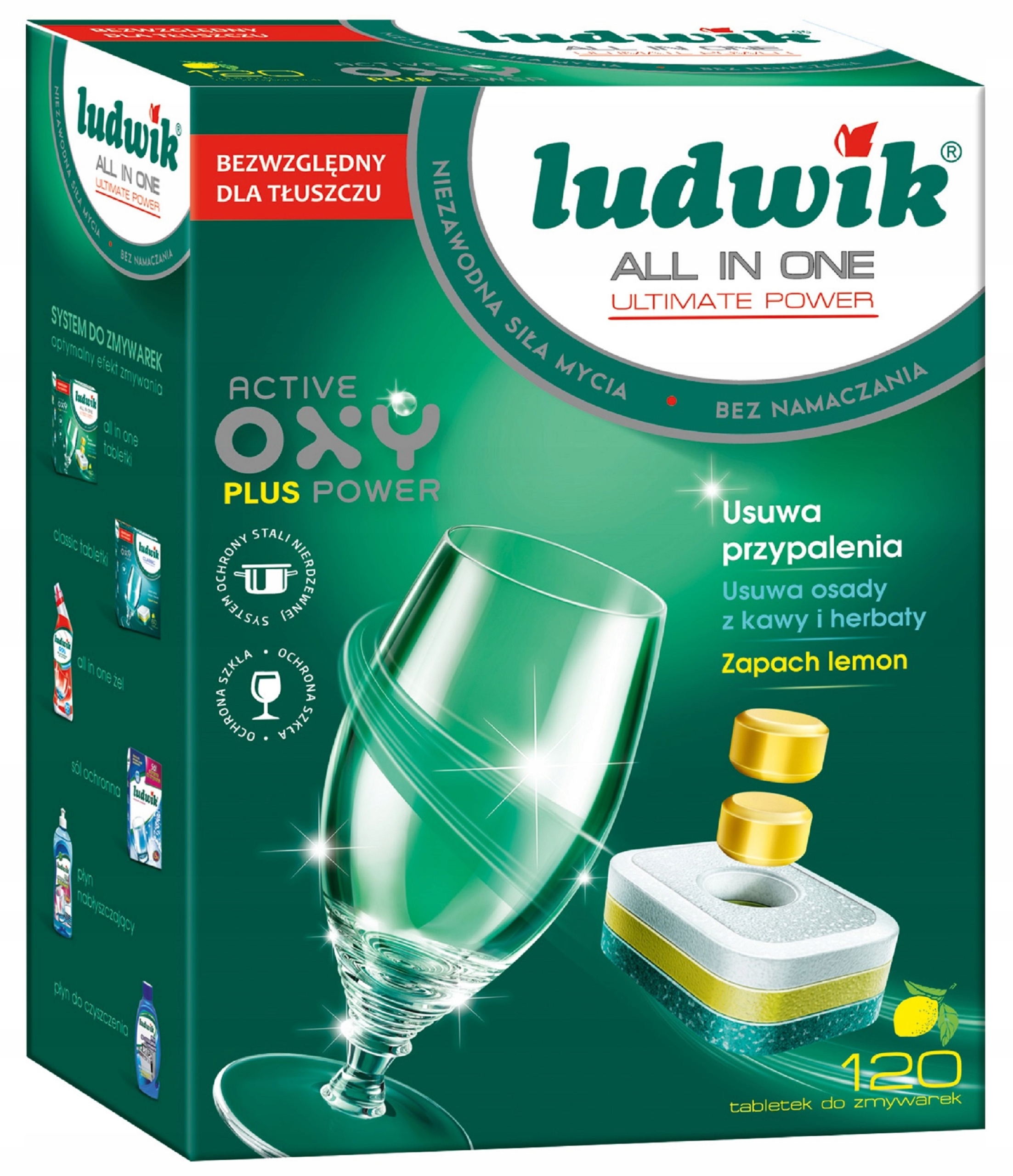 Ludwik všetko v jednej umývačke riadu tablety 120 kusov