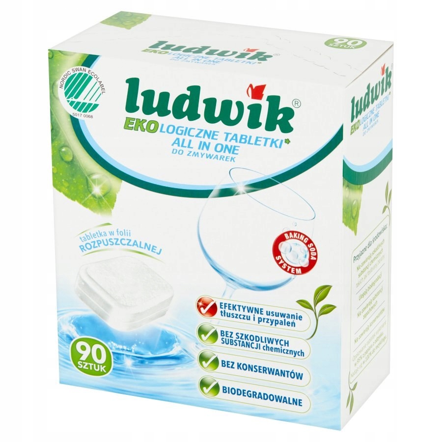 Ludwik EKO tablety pre umývačky riadu 90 jednotiek all-in-1
