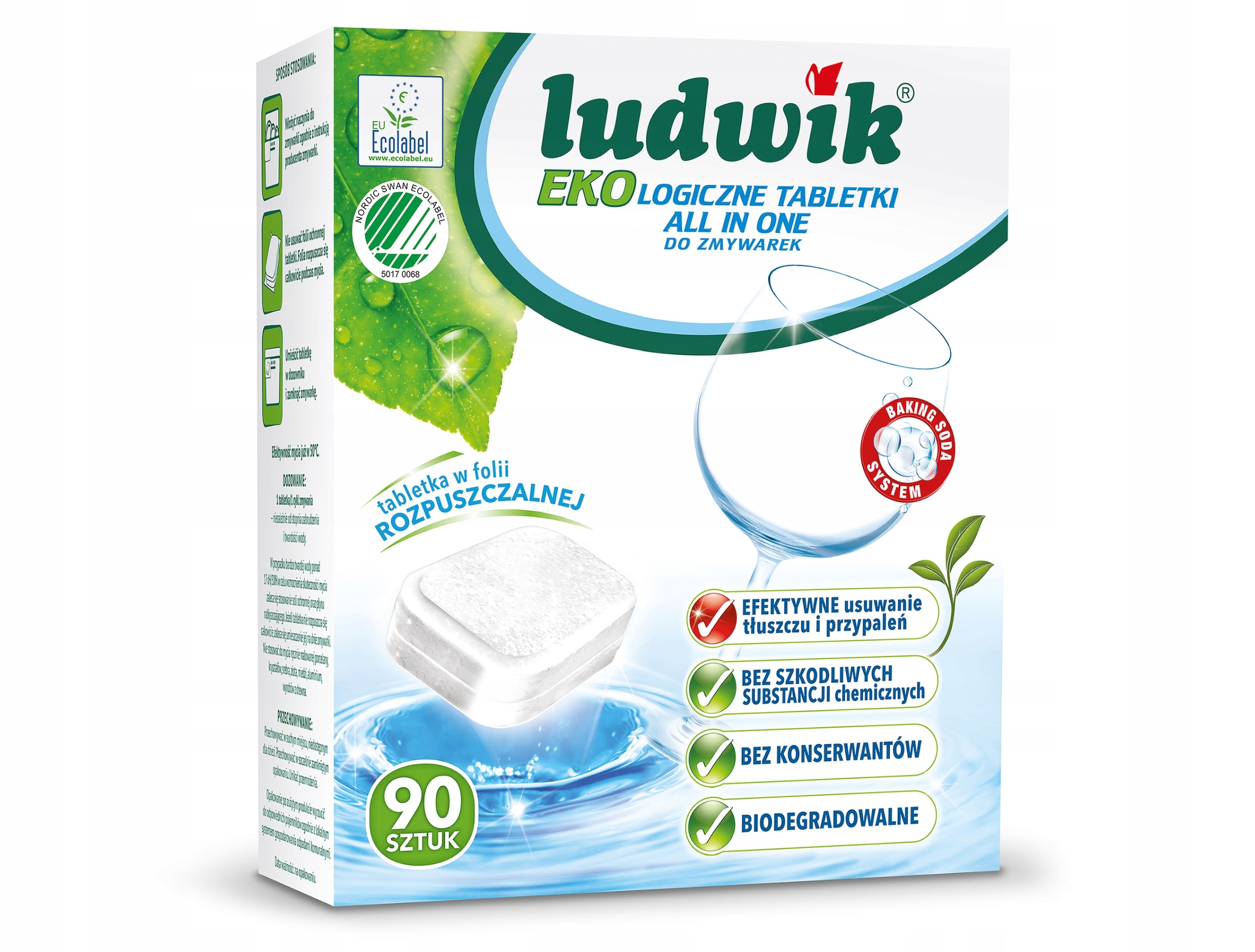 Ludwik EKO tablety pre umývačky riadu efektívne!