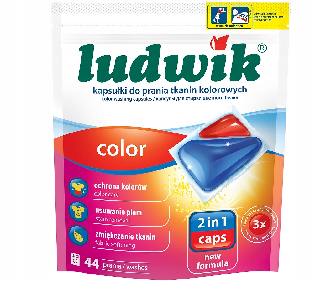 Pracie kapsuly a tablety - LUDWIK Pracie kapsule na farebné tkaniny