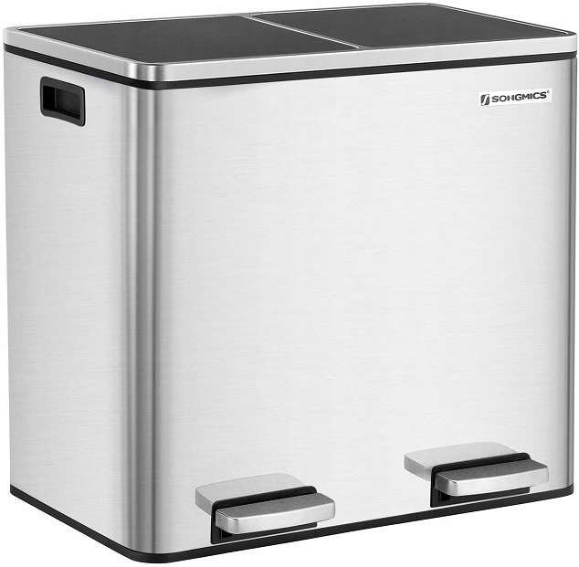 Lux Garbage Bin 2 komory pre segregáciu 48l SN