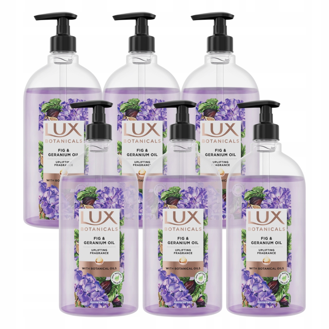 Sprchový gél LUX s figovým a geraniumovým olejom 6x720ml