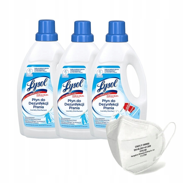 Prací gél - LYSOL Antibakteriálny dezinfekčný prostriedok na bielizeň 3,6L