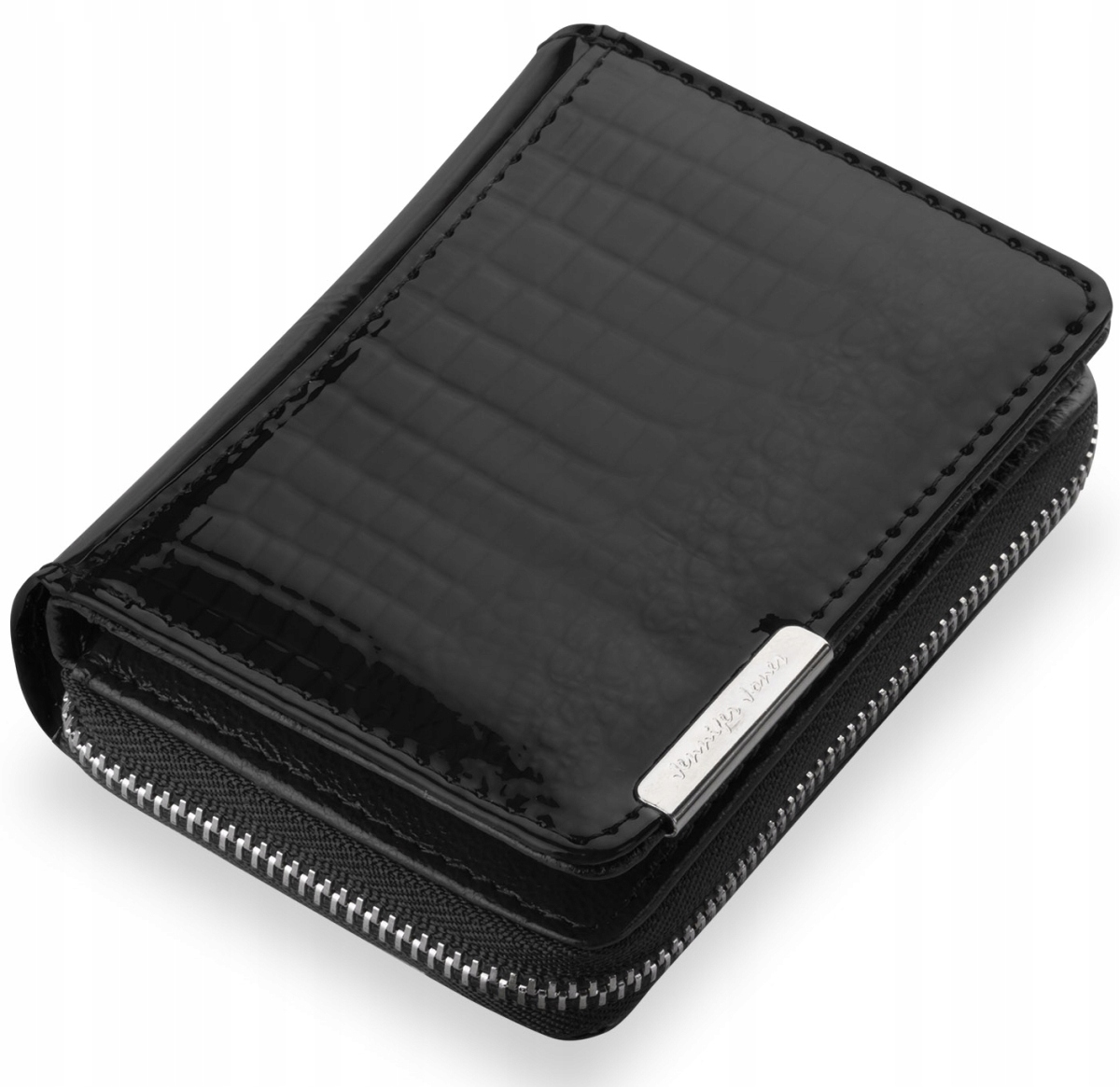 Peňaženka - Jennifer Jones Wallet Natural Leather Black 5902734913081 - Dámsky produkt