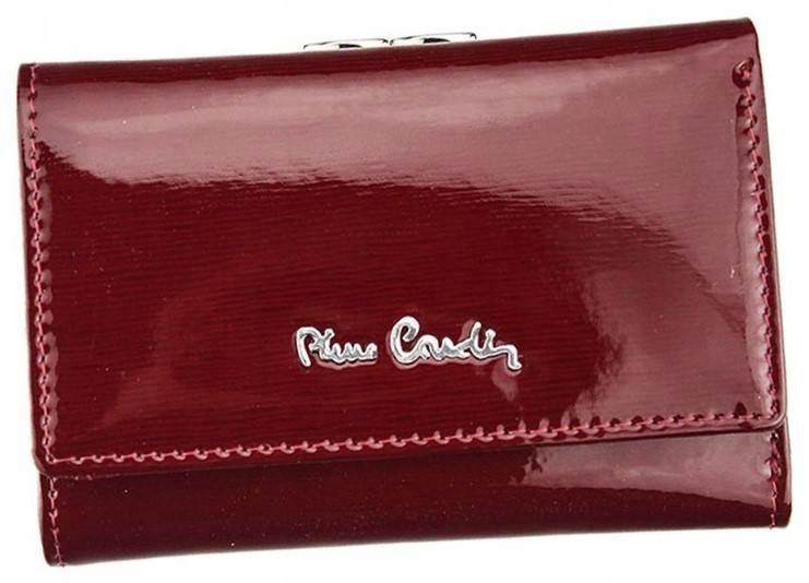 Peňaženka - Pierre Cardin Pormonetka Natural Leather Red Red 05 Line 117 - Dámsky produkt