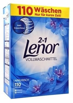 Prací prášok - LENOR 110 Prášok UNIW. Aprílfrisch 7,15KG