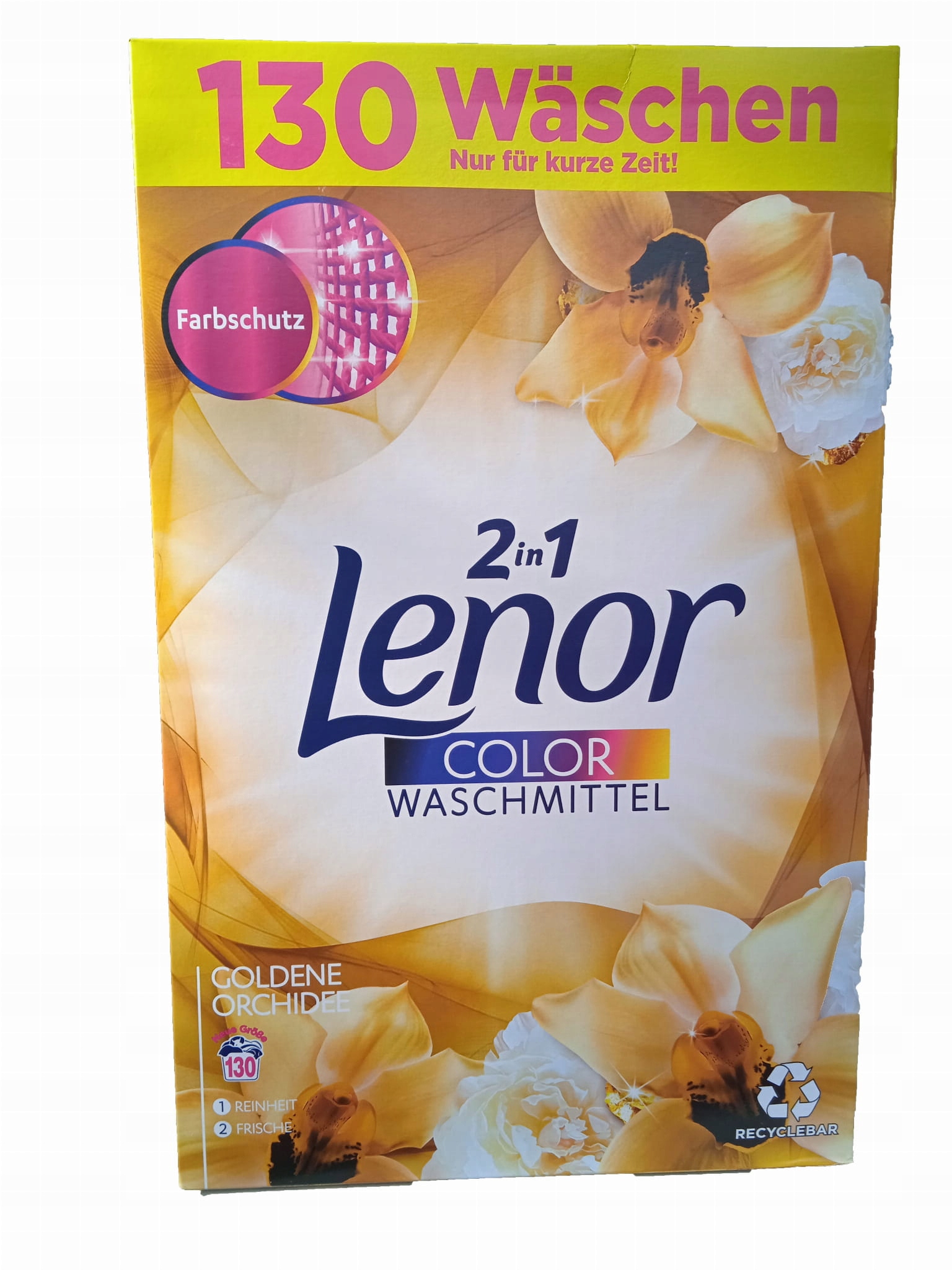 Prací prášok - LENOR 130 Práčka Zlatá orchidea farba 8,45 kg