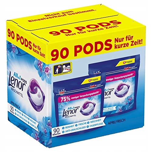 Pracie kapsuly a tablety - LENOR ALL-IN-1 PODS 90 Pracie kapsuly