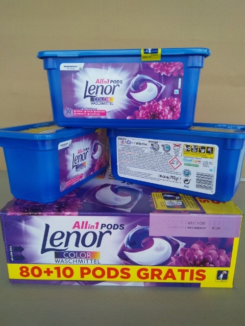 Pracie kapsuly a tablety - LENOR COLOR AMETHYST KAPULY NA UMENIE 90PCS