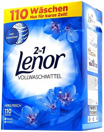 Prací  prášok - Lenor prášok AprílFrisch Universal 7,15KG DE