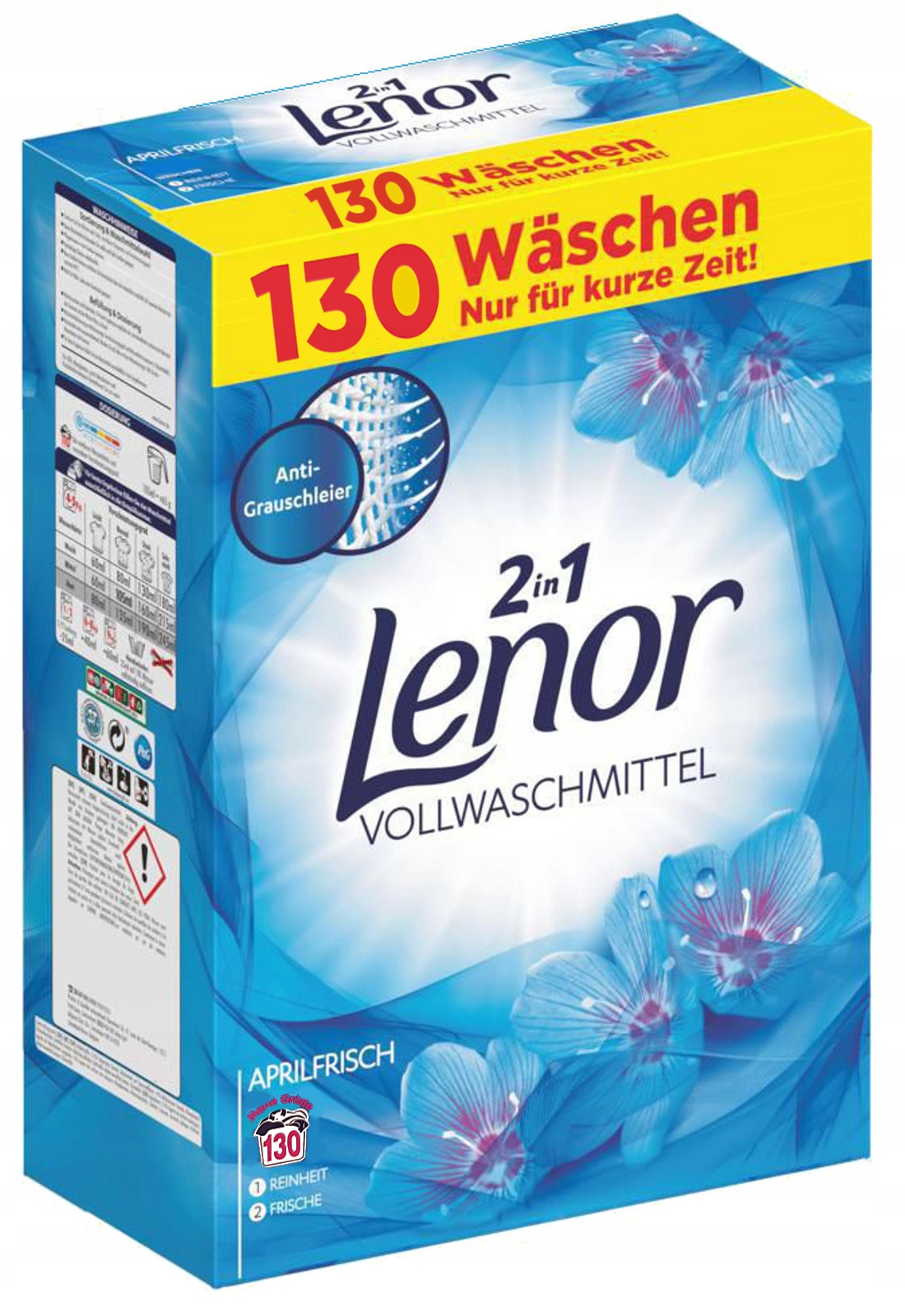 Prací prášok - Lenor prací prášok pre Aprilfrisch 130pr XXL DE
