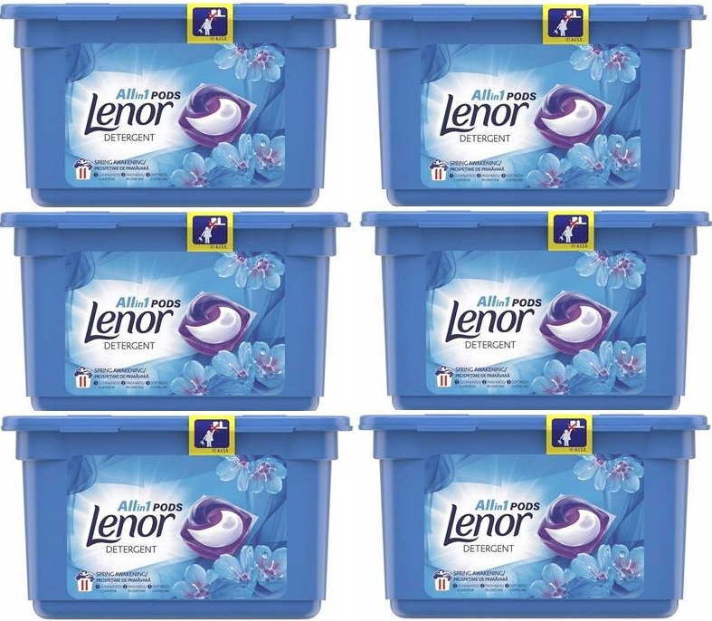 Pracie kapsuly a tablety - Lenor Kapsules na pranie 3IN1 66PC Spring