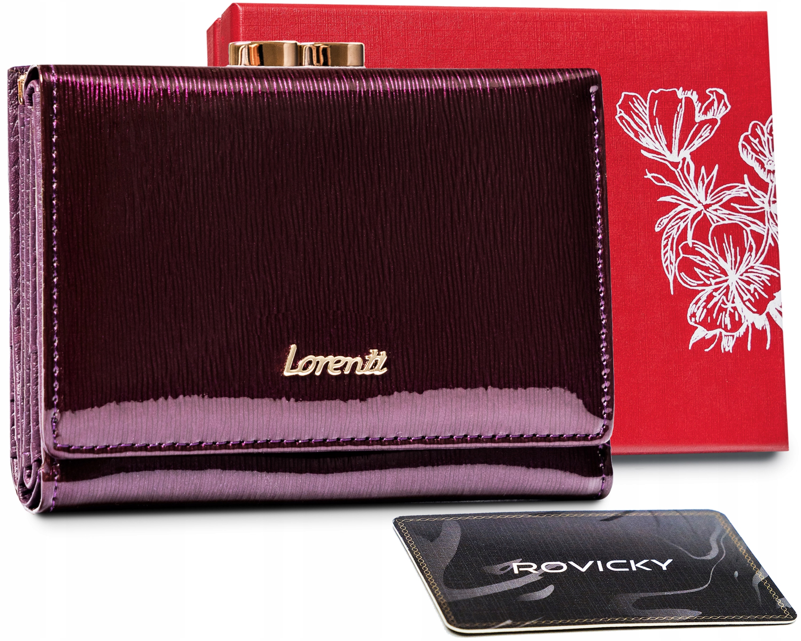 Peňaženka - Lorenti Portfólio Prírodná koža Purple 15-09-sh-RFID-1326 P-Women's Product