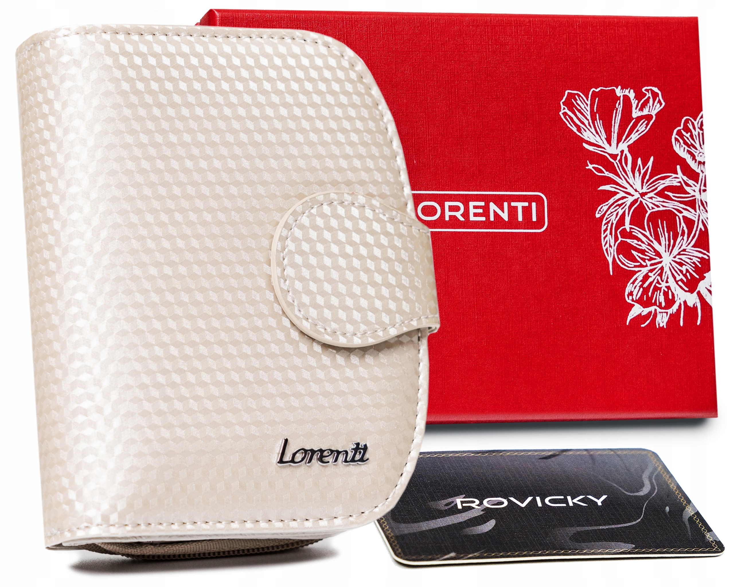 Peňaženka - Lorenti Wallet Prírodná kožená béžová béžová 43972-SBR-1203 BEIGE-WOMEN