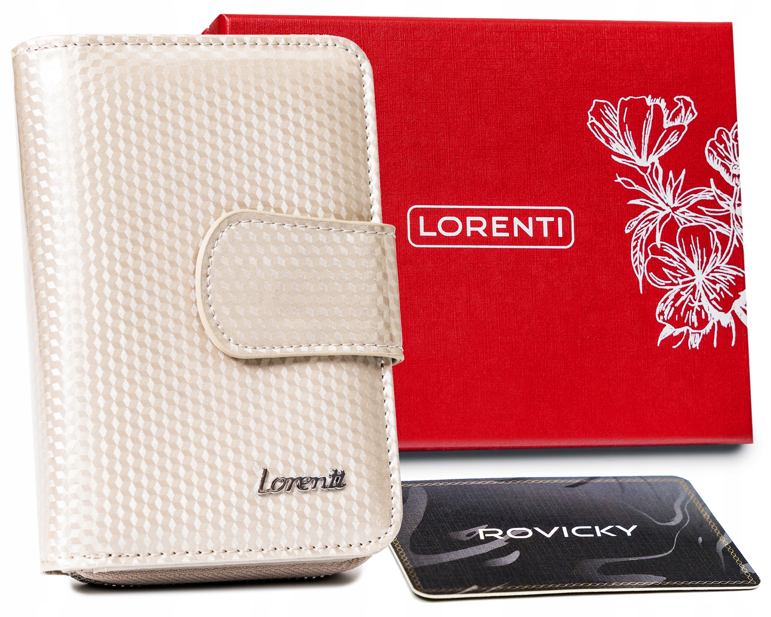 Peňaženka - Lorenti Wallet Prírodná kožená béžová béžová 76115-SBR-1265 BEIGE-WOMEN