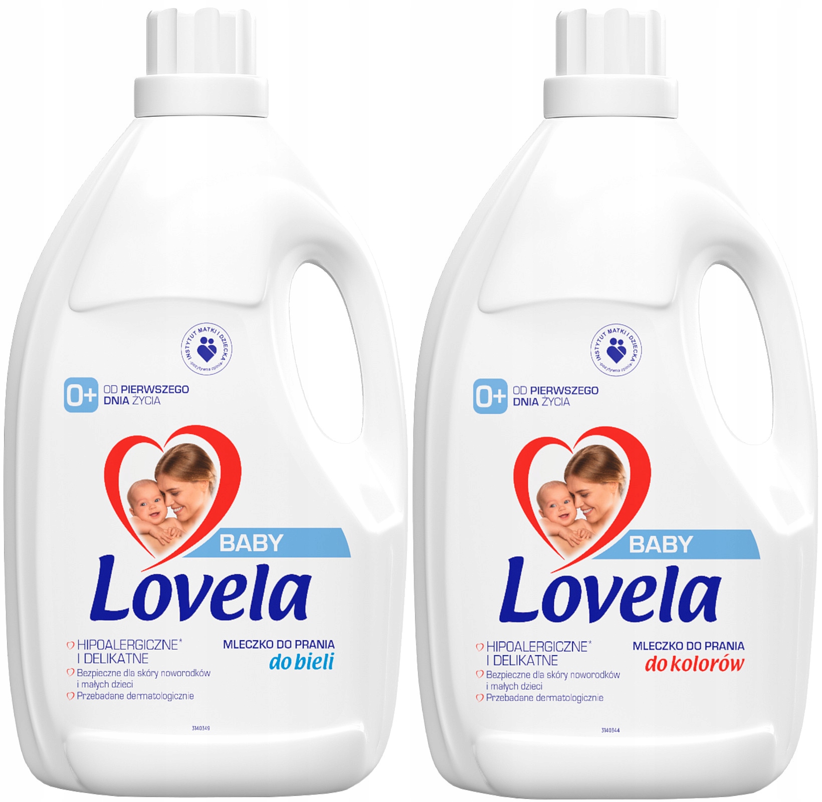 Prací gél - Lovela Detské mlieko pre farbu a biele 2 x 4,5l
