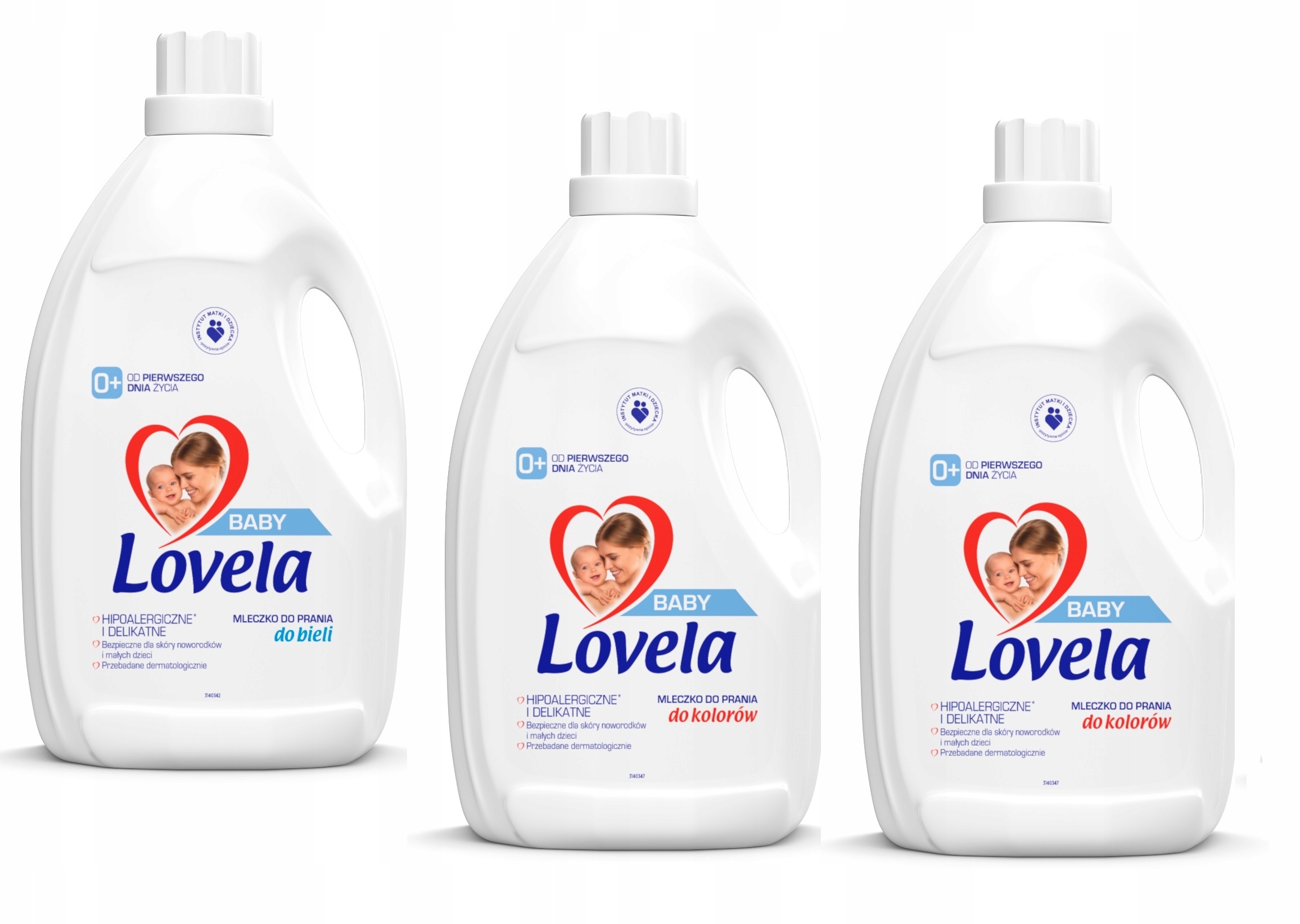 Prací gél - Lovela Detská bielizeň MIX 3x2.9L 96 WASCE