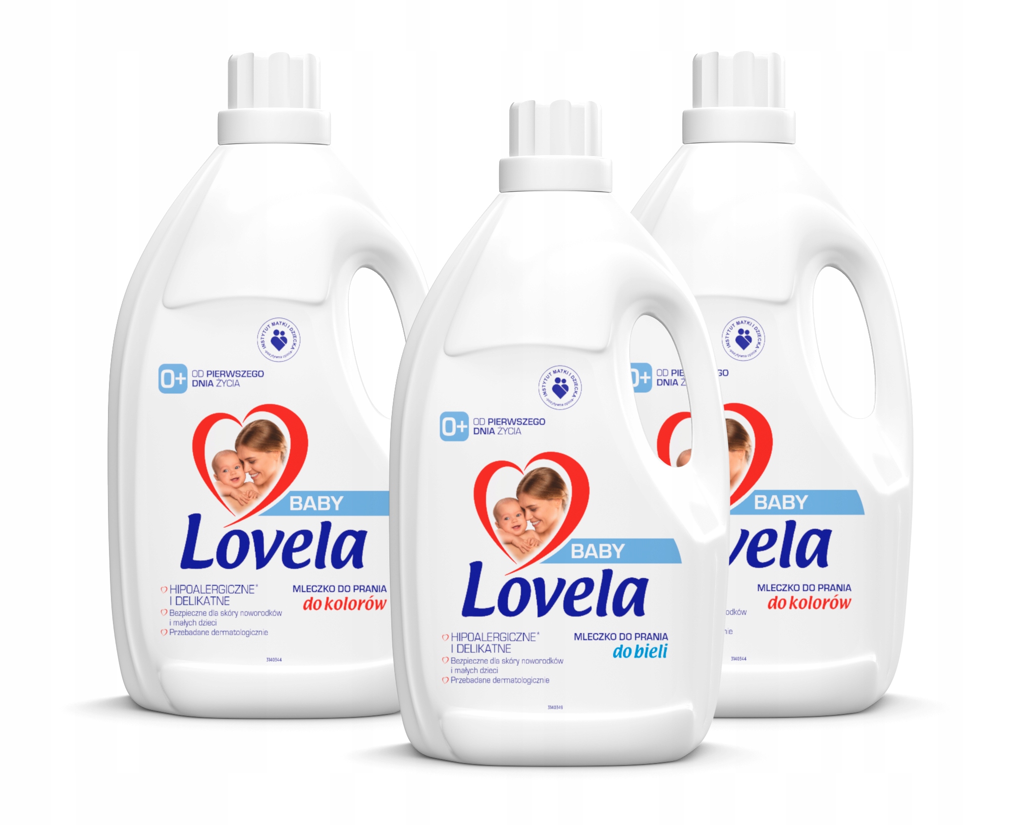 Prací gél - Lovela Baby Mix Mix 3x4,5L biela farba