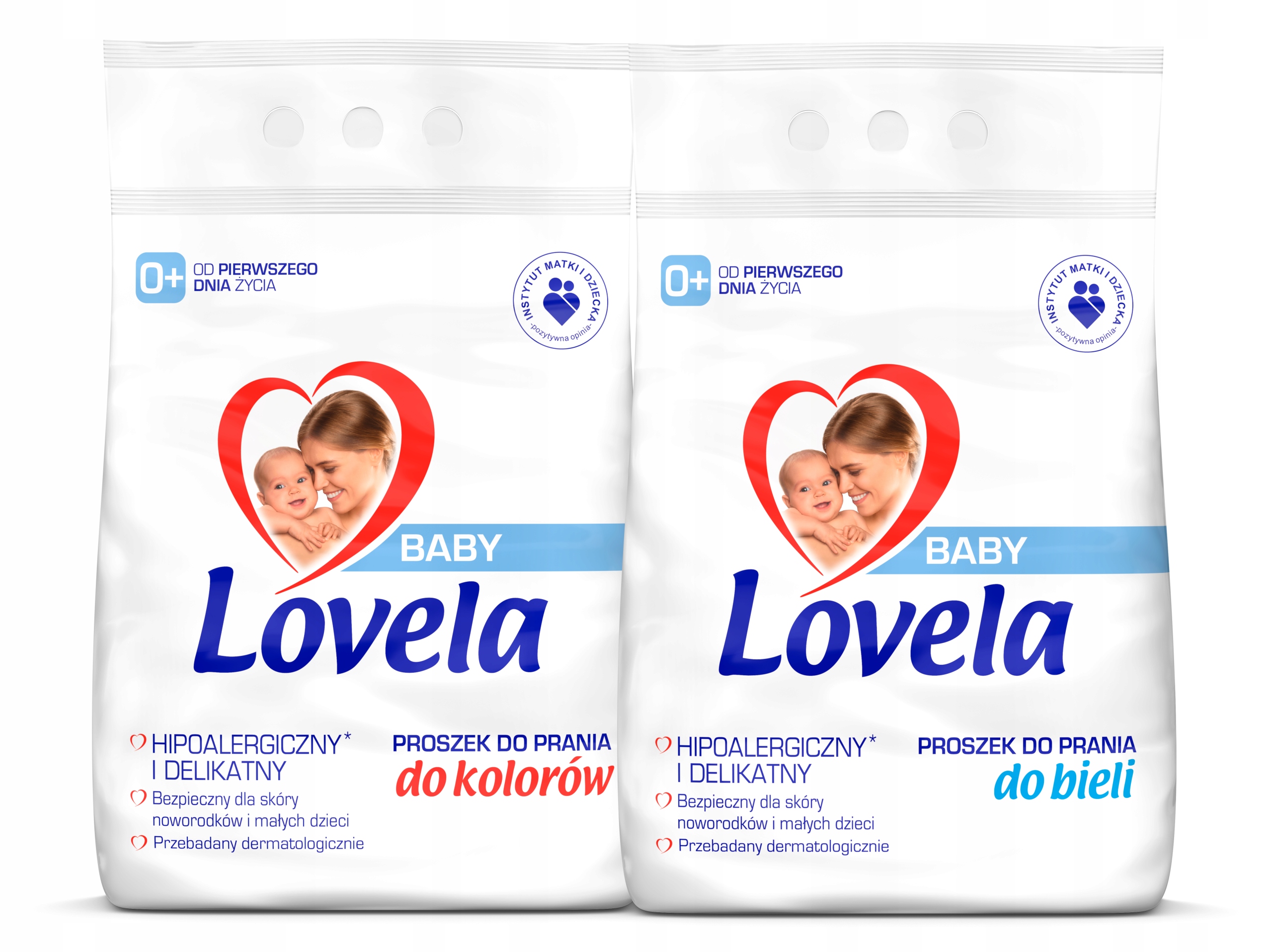Prací  prášok - Lovela detský púder 2,7x2kg / 54pr Farba biela