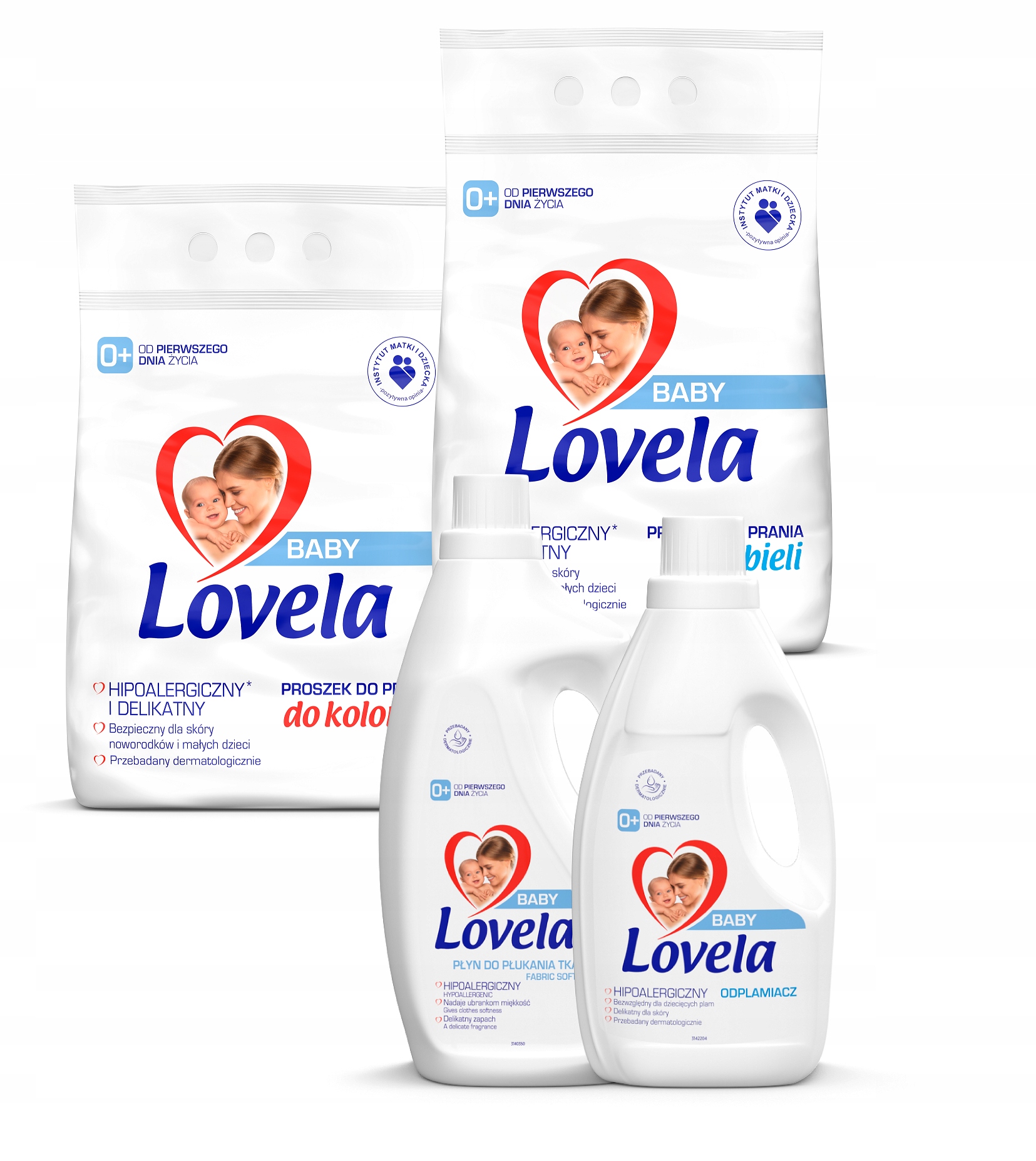 Prací  prášok - Lovela Baby Prášok 2.7x2kg Farba Biele opláchnutie