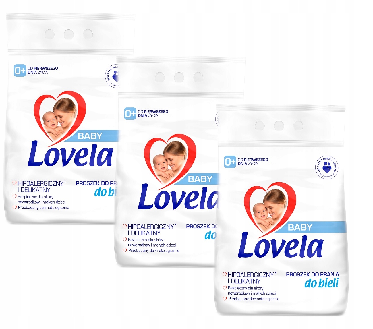 Prací prášok - Lovela detský púder 3x1,3 kg / 39 prací biely