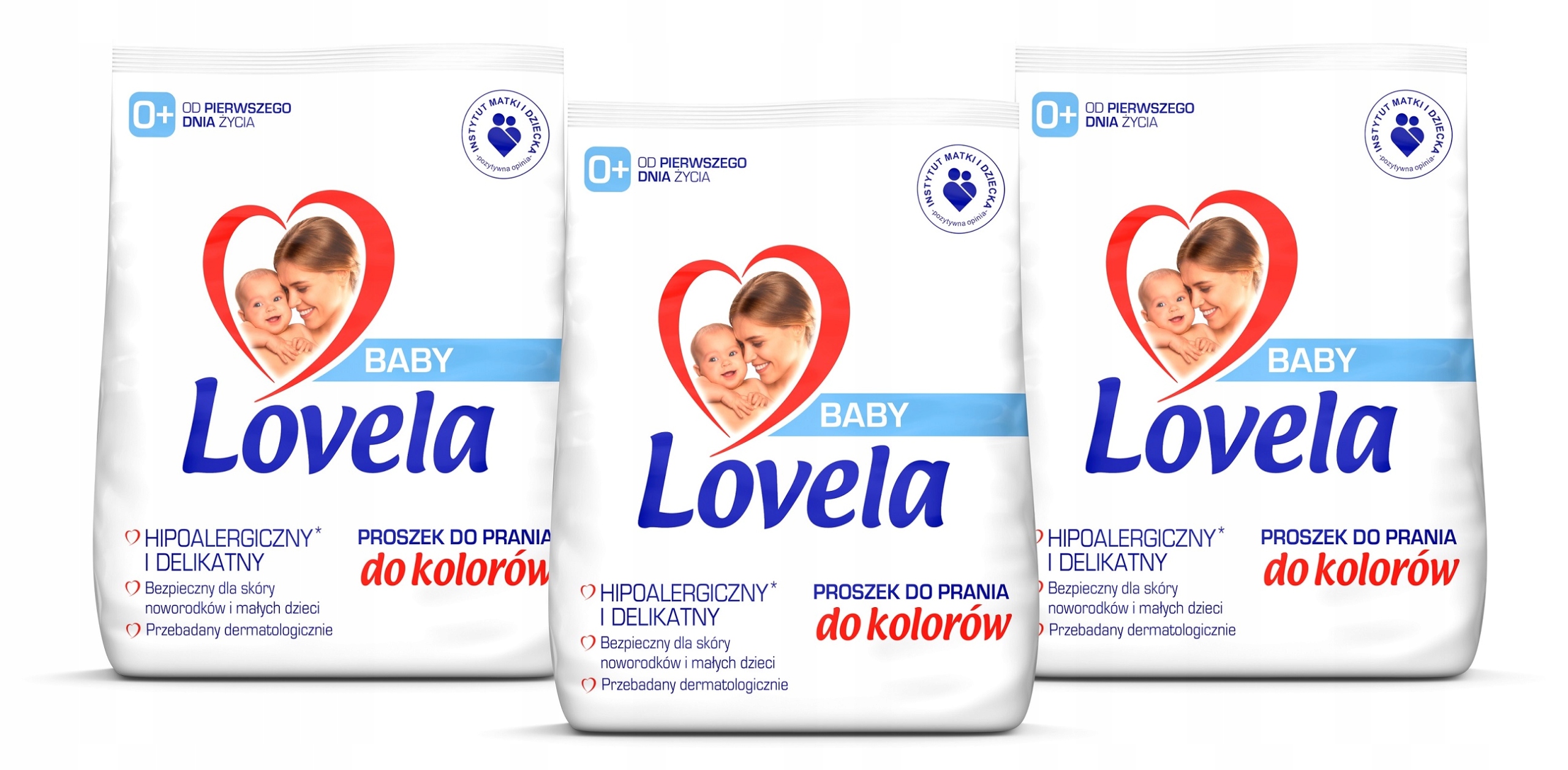 Prací prášok - Lovela detský púder 3x2,7 kg / 81pr Farba