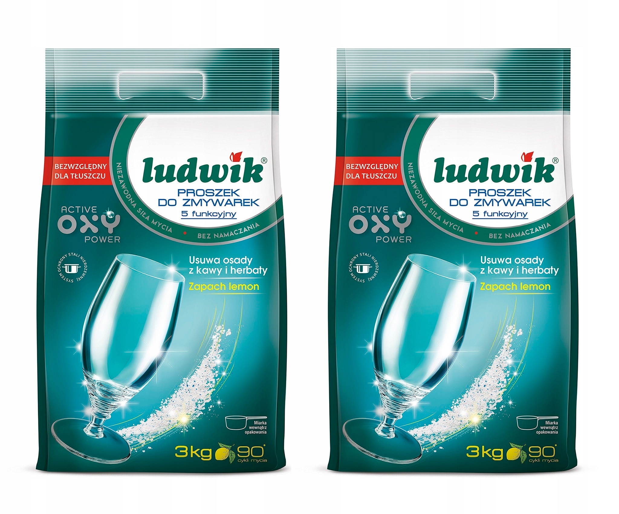 Prášok do umývačky riadu Ludwik 3 kg x 2 ks EFEKTÍVNE!
