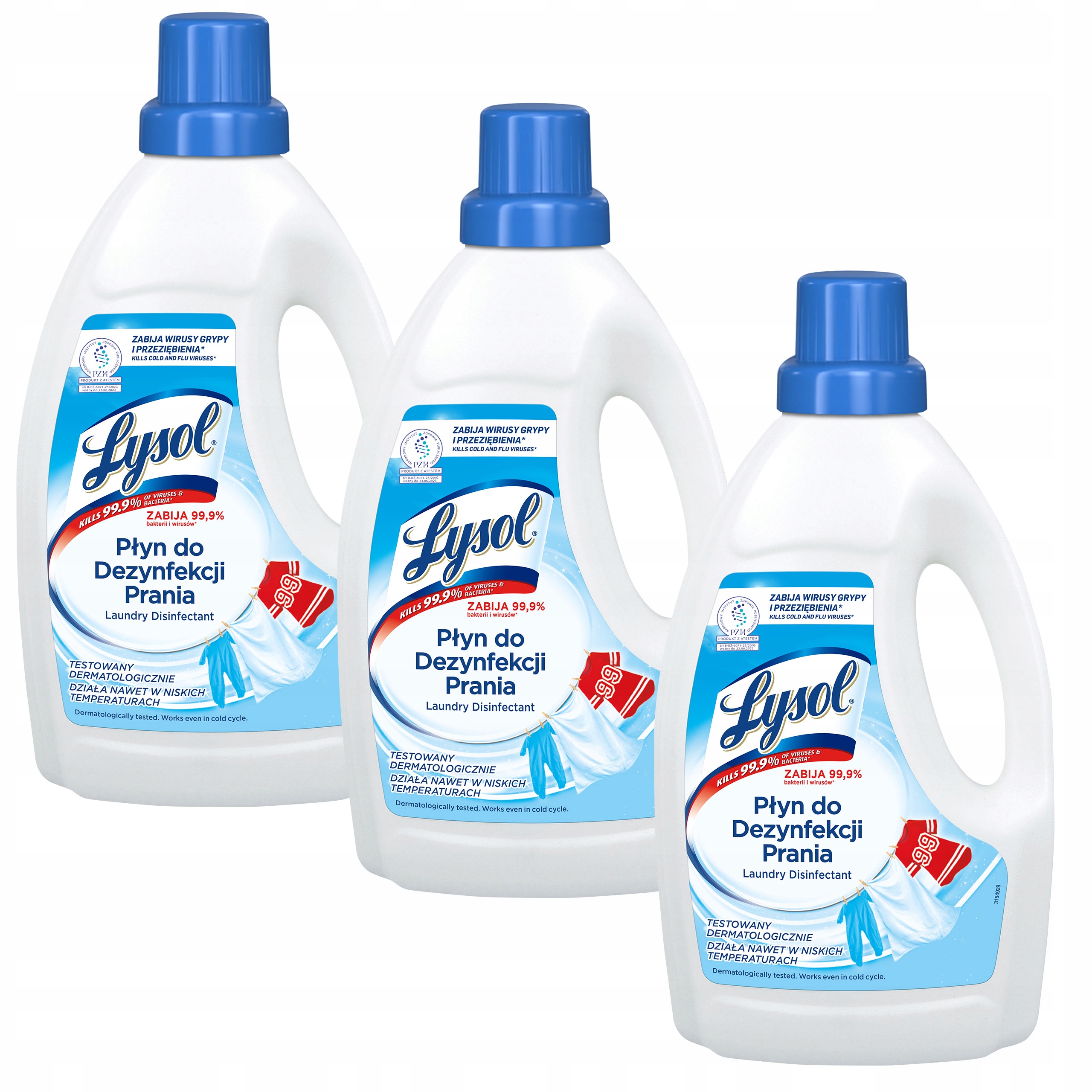 Prací gél - Lysol antibakteriálna tekutina na dezinfekciu bielizne 3,6l