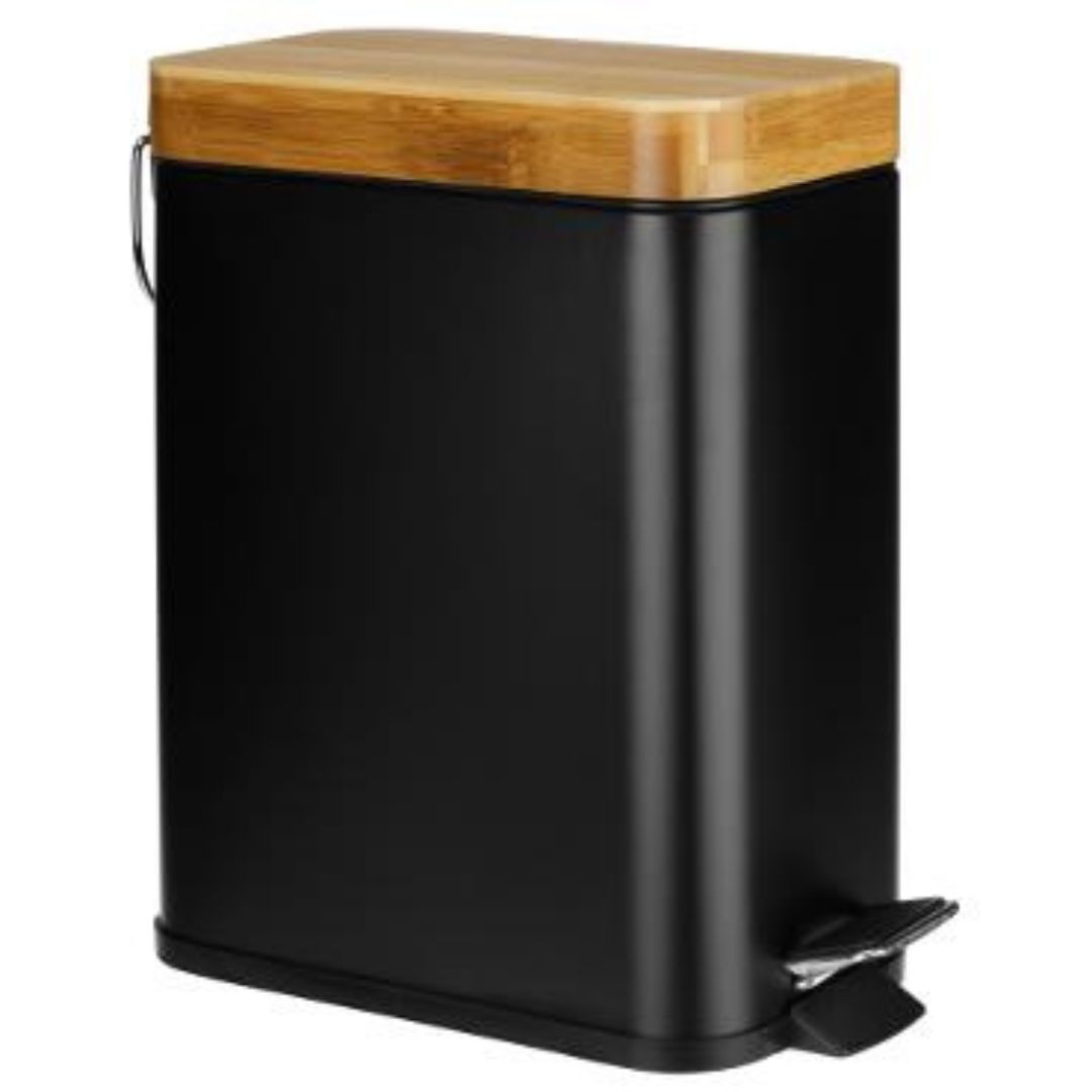 Malý kúpeľňový kôš/kúpeľňa WC Bambus 5L
