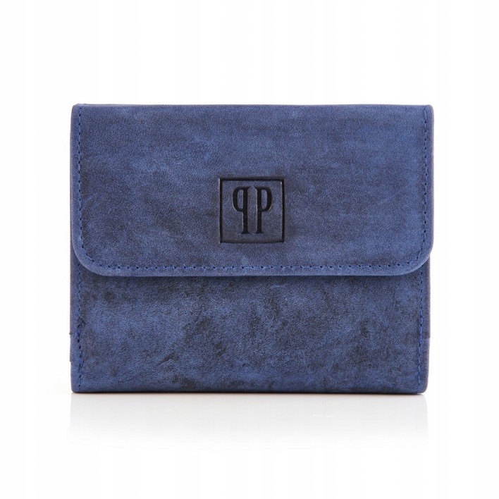 Peňaženka - Portfólio Paolo Peruzzi Prírodná koža Navy T-11-DB-Womens