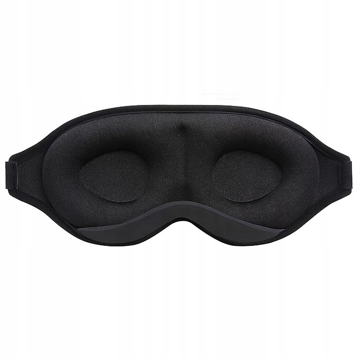 Maska na spanie - Black Polyester -ye Band