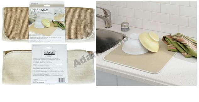 Iddry Interdesign Drainer Mat, USA Beige Priemer