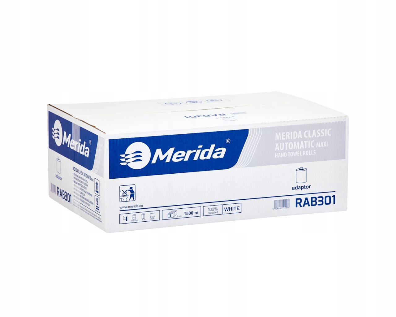Merida klasické papierové utierky v rolách Rab301