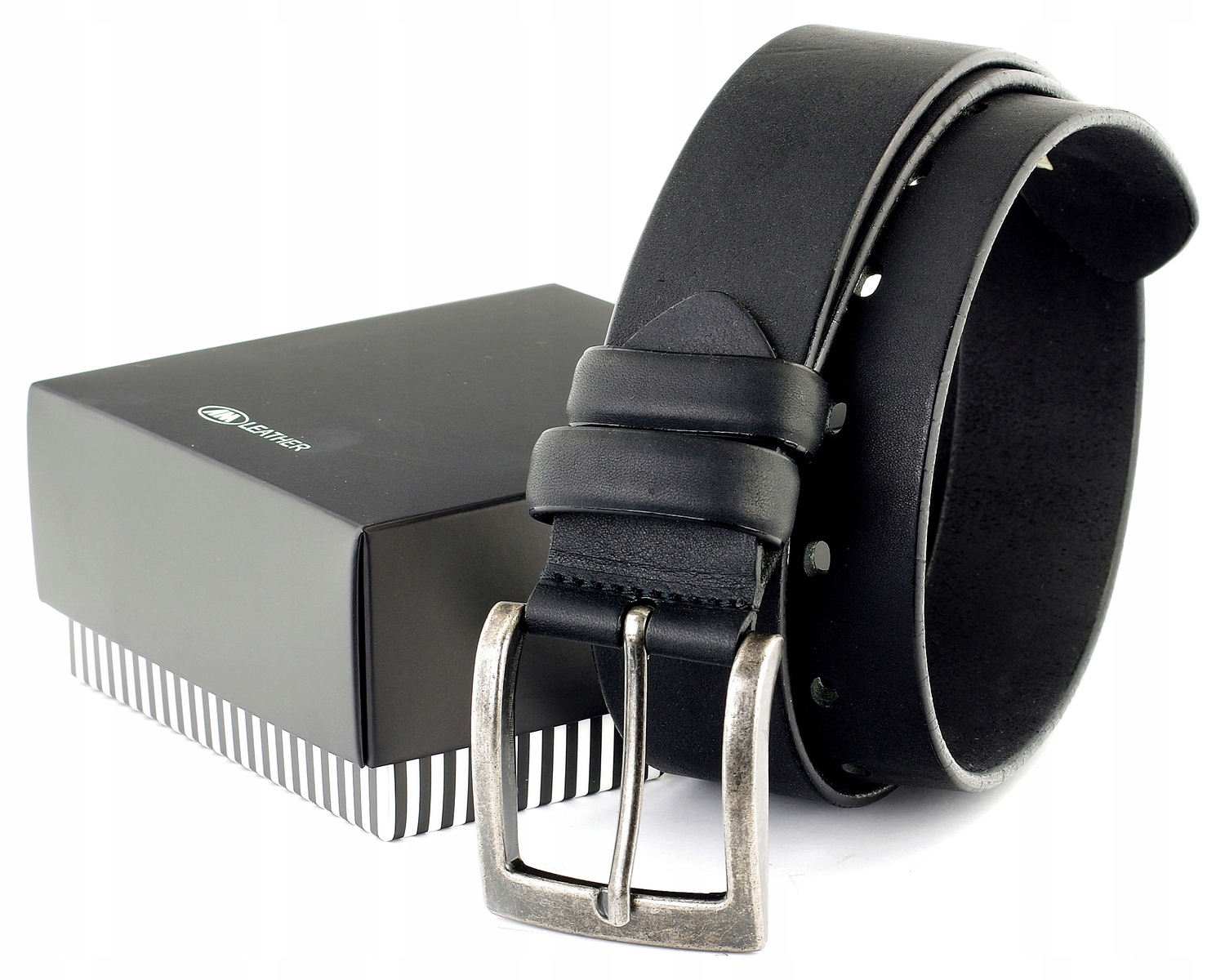 Opasok - AM Leather Black opasok - Pánsky produkt