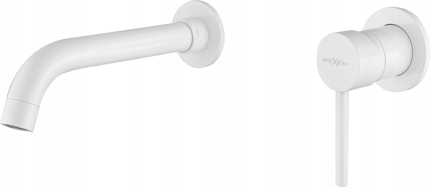 Mexen Alma - biela flush -Mountovaná faucet Washbasin