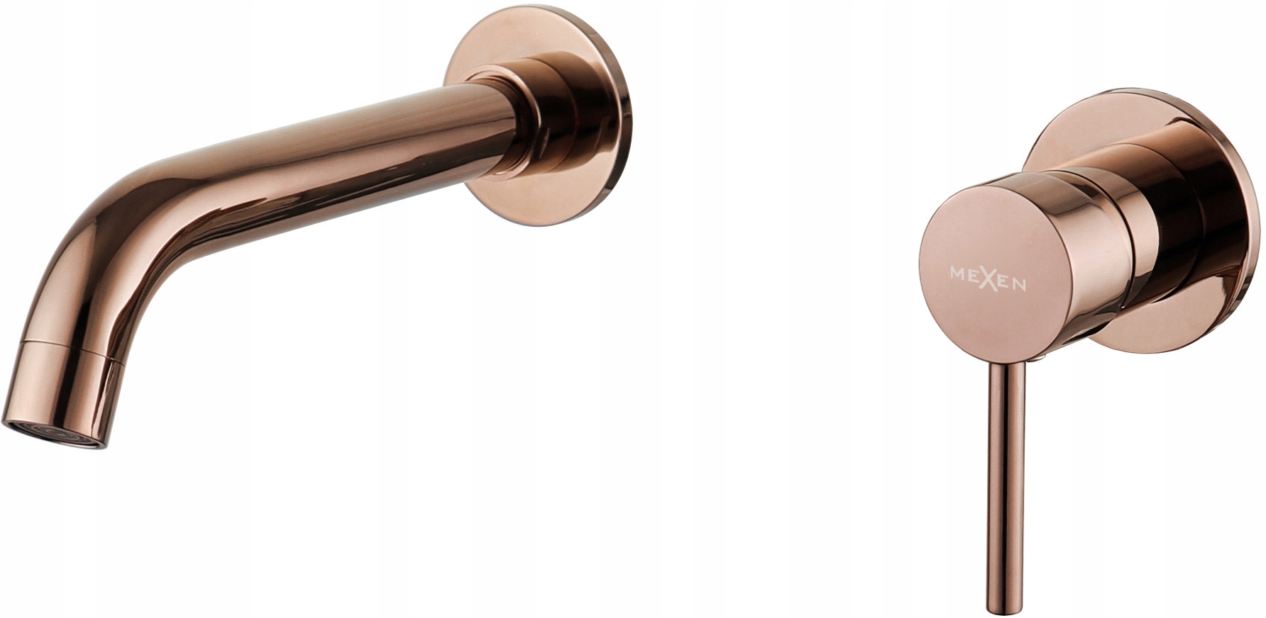 Mexen Alma Flush -Mounted Wink Battery Rose Gold