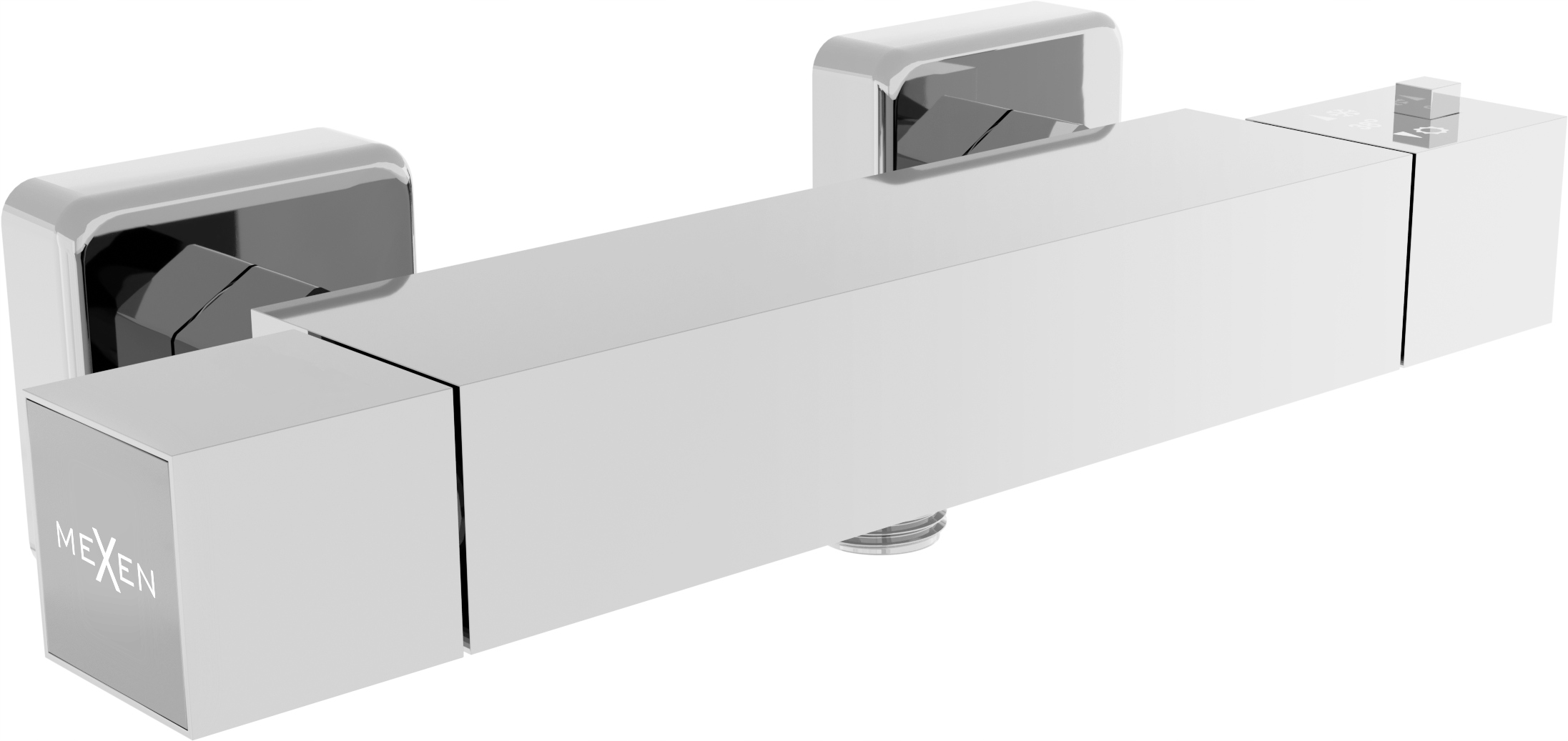 Mexen Cube Termostatic Battery Spray Chrome