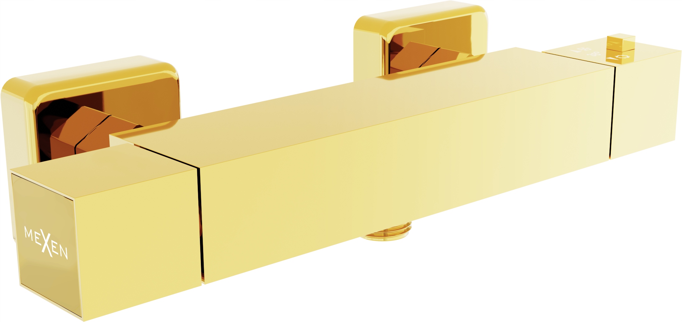 Mexen Cube Termostatic Sprejový faucet zlata
