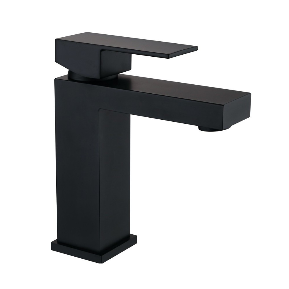 Mexen Cube - Black Washbasin Battery - 72900-70