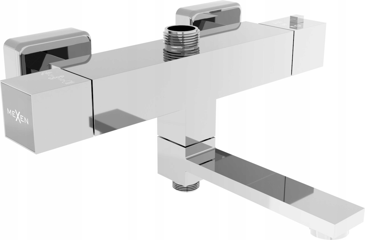 Mexen Cube Termostatic Bathtub Chrome
