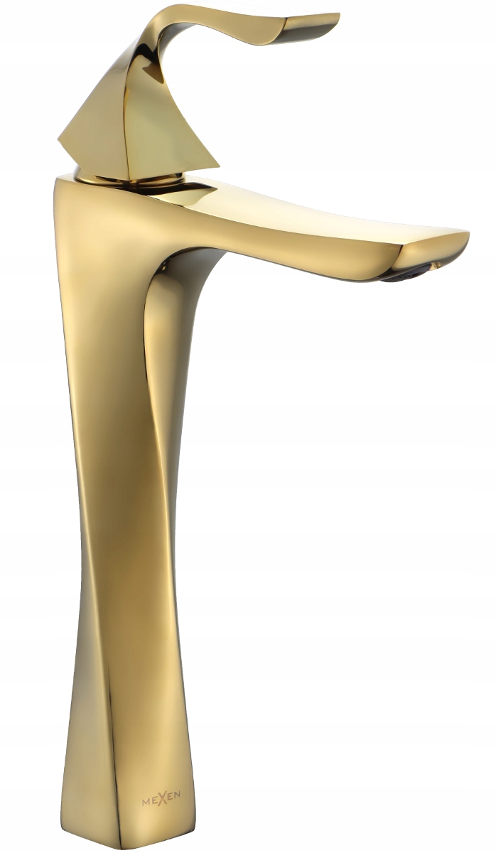 Mexen Estrella - batéria Wysoka Złota Washbasin