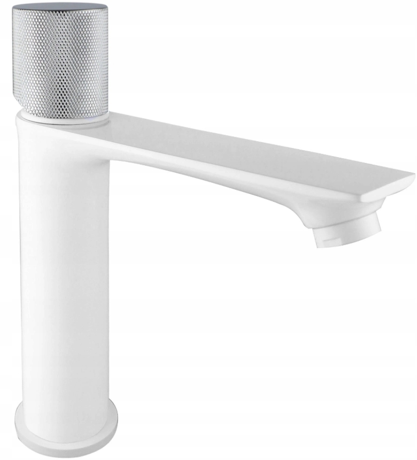 Mexen royo jeden biely chrómový washbasin faucet